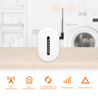 Répéteur de signal sans fil jusqu'à 500 m RF433/868, prend en charge 99 détecteurs, portable, en ABS, pour système d'alarme