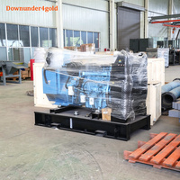 Trommel mobile pour l'or facile à utiliser, installation de lavage d'or à grande échelle avec égouttoir, antirouille, pour le traitement des minerais hautement visqueux