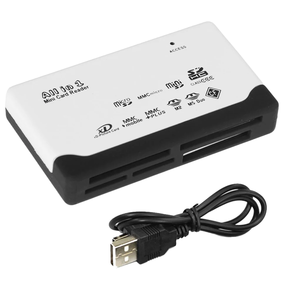 Adaptateur USB 2.0 6-en-1 en gros, lecteur <span class=keywords><strong>de</strong></span> carte haute vitesse pour <span class=keywords><strong>cartes</strong></span> mémoire externes USB Mini SDHC M2 MMC XD CF tout-en-un - Product Image 6