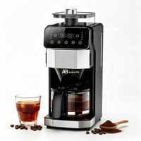 Cafetera de Goteo Compacta Anbolife con Pantalla Táctil y Molinillo, Programable 24 Horas, Control por Microcomputadora, Fabricación OEM