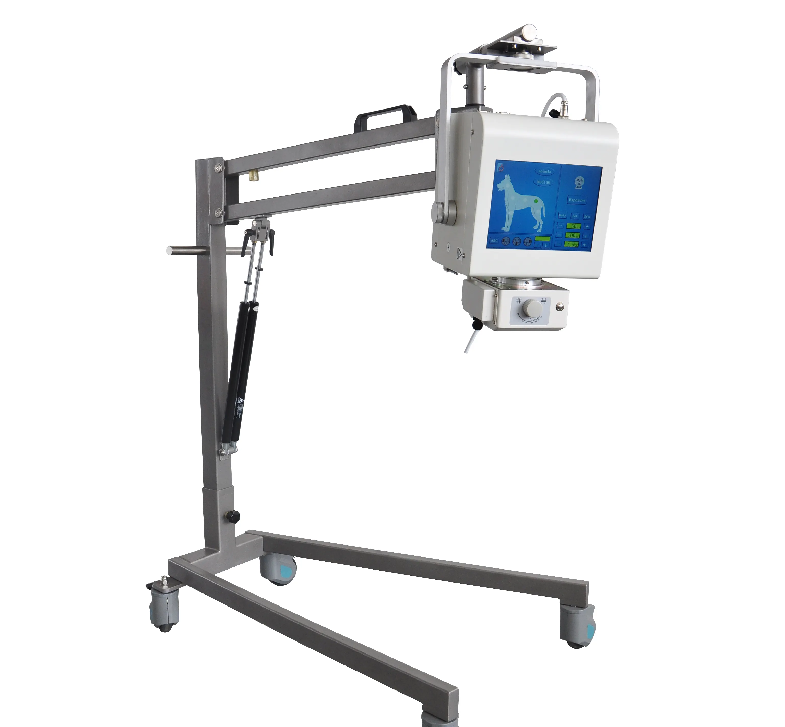 יצרן קרני רנטגן 5kw 100mA DR מכונת רנטגן דיגיטלית וטרינרית ניידת עם פאנל שטוח