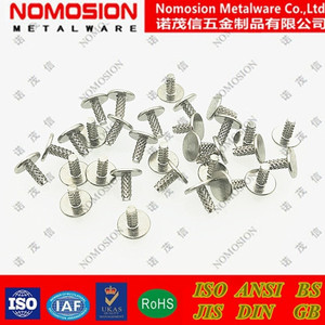 Pernos de anclaje de cabeza plana Nomosion M1.6, remaches de acero para bolsos, chapado duradero de una sola capa - Product Image 2