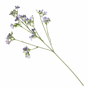 Fleurs artificielles Lichao de daphné et de forsythia mélangées en soie, branche unique, résistantes aux UV, pour décorations de mariage - Product Image 5