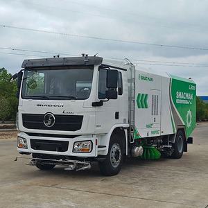 Camion balayeuse routière diesel 4x2 EV de haute qualité Shacman pour l'extérieur, petit camion aspirateur pour aéroports en Malaisie - Product Image 1