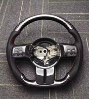 Volant personnalisé en fibre de carbone brillante pour Jeep Wrangler JK JKU 2011-2018, accessoire de remplacement pour modification automobile