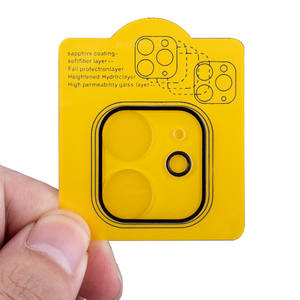 Lentes de cámara para teléfono móvil, protector de borde negro, para iPhone 11 pro, venta al por mayor, precio - Product Image 2