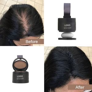 Poudre capillaire naturelle et biologique anti-chute avec logo personnalisé, produit de soin capillaire réparateur, poudre pour la ligne des <span class=keywords><strong>cheveux</strong></span> avec une houppette - Product Image 4