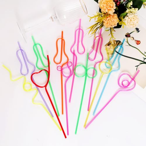 Pailles fantaisie en forme de pénis pour enterrement de vie de jeune fille, en plusieurs couleurs, pailles en forme de pénis pour animaux de compagnie, pour mariages et décorations de future mariée - Product Image 5