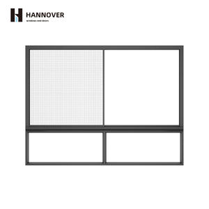 HANNOVER Fenêtres coulissantes en profilé d'aluminium Fenêtres en verre trempé Fenêtres coulissantes anti-effraction coupe-feu pour hôtel - Product Image 2