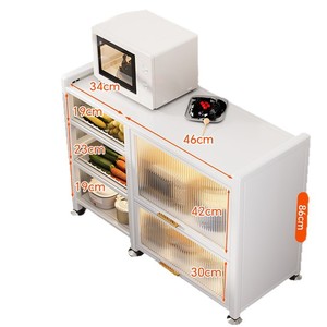 Estantes de cocina, estanterías multiusos para frutas y verduras, armarios domésticos, muebles multifuncionales de pie. - Product Image 5