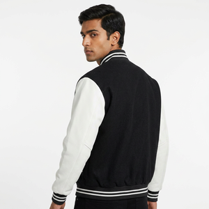2025 Men's Custom Wool Letterman Varsity <b>Jacket</b> Comfortable Heated Material Stand Embroidered Logos <b>Patches</b> - Product Image 1