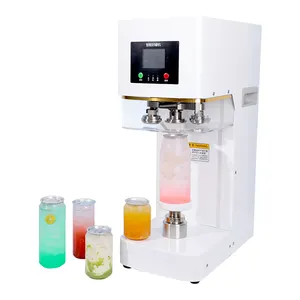 Factory Direct Sale Custom Color Pet Plastic Can Sealing Machine Automatic Pop Can Sealing Machine