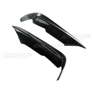 2 Piezas para BMW Serie 3 320/328/330/F30/F35 MAD 2012-2018, Alerones Delanteros de Fibra de Carbono Real, Divisores de Parachoques, Aletas, Spoiler, Molduras - Product Image 6