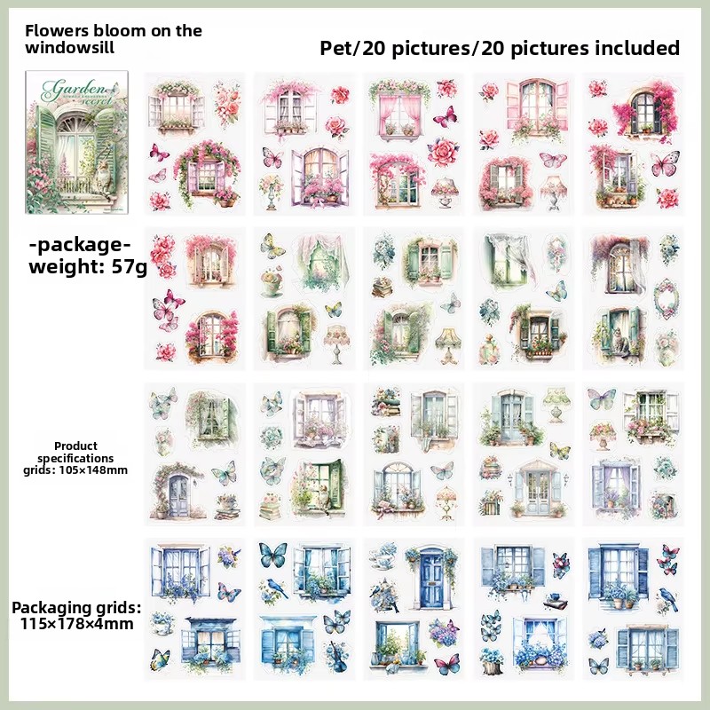 Una flor en el alféizar de la ventana