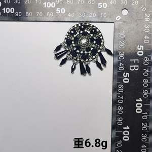 新款钻石链水晶字母尺码配饰服装鞋袜时尚潮流风格DIY原创 - Product Image 3