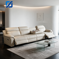 Canapé d'angle modulable 4 places, extensible et rembourré, pour salon de villa ou home cinéma, avec fonctions personnalisables