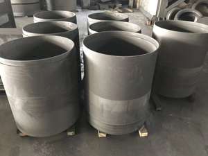 <span class=keywords><strong>Creuset</strong></span> en graphite haute performance, récipient en graphite fiable pour la fusion par induction sous vide - Product Image 2