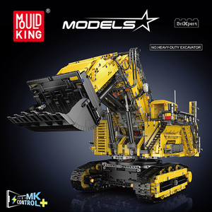 Khuôn Vua 17071 4767Pcs Kỹ Thuật Loạt Điều Khiển Từ Xa Nhiệm Vụ Nặng Nề Máy Xúc Khối Xây Dựng Đồ Chơi Moc Kỹ Thuật Bộ Dụng Cụ Xây Dựng - Product Image 3