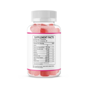 Persoonlijke Verzorging Puur Natuurlijke L-Glutathion Collageen Gummies Schoonheid Vitaminen Anti-Oxidant Effecten Huid Whitening Gummy - Product Image 3