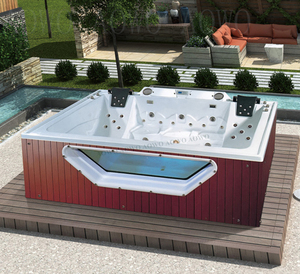 Hot Tube Jacuzziss Hot Tube Outdoor Glassed Spa Outdoor Banheira de Hidromassagem Outdoor Outdoor Hoy Spa Tina - Product Image 3