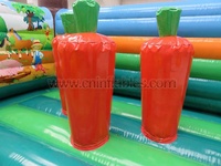 Grand pilier et faisceau gonflables 3D pour enfants, terrain de jeux de tondeuse gonflable