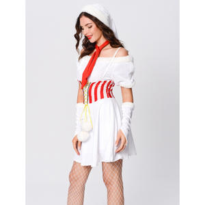 Cosplay manusia salju Pesta Natal mengumpulkan penampilan panggung kostum - Product Image 6