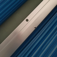Alfombra de Playa Accesible de Poliéster Azul Marrón con Resistencia a los Rayos UV y a la Intemperie, Duradera, de 3.6 mm de Grosor y 100000 mm de Largo para Caminos de Acceso en Silla de Ruedas