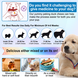 Oimmal Strellalab Pereda Alergi Anjing Alami Murni, Kunyahan Penguat Imunitas Semua Usia, Suplemen Perawatan Kesehatan Hewan Peliharaan - Product Image 2