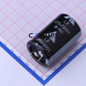 LFG471M30045FVA Snap-in <b>Aluminum</b> Electrolytic Capacitor Through hole Component (THT),D30xL45mm 470uF 20% 400V 10mm - Product Image 1