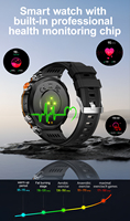 Reloj Inteligente HT30 Resistente al Agua con Pantalla Táctil IPS, Brújula, Respuesta a Llamadas, Monitoreo de Glucemia, Monitor de Actividad Física, Frecuencia Cardíaca y Sueño