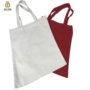 Set di borse da viaggio in tela riciclabile all'ingrosso 100% d'oro in tela bianca borsa cosmetica per Yoga con il tuo Logo