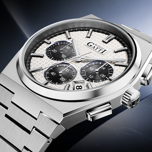 Montre à quartz personnalisée avec logo OEM Bonest Gatti, bracelet en acier inoxydable, montres de luxe pour hommes, montre-bracelet pour hommes, vente en gros BG8016 - Product Image 4