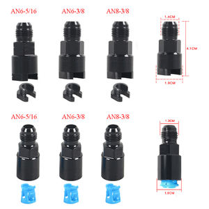 Kit de conversion de ligne de retour de <span class=keywords><strong>carburant</strong></span> AN6 pour pièces automobiles, adaptateur de filtre à huile, <span class=keywords><strong>connecteur</strong></span> <span class=keywords><strong>rapide</strong></span> pour rail de <span class=keywords><strong>carburant</strong></span>, avec douilles 5/16 et 3/8 - Product Image 1