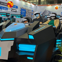 Equipo de Cine de entretenimiento múltiple, máquina de juego de realidad Virtual VR, simulador de VR 9D para interiores, silla de cine con adultos y niños