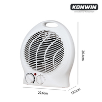 KONWIN Chauffage soufflant portable en céramique à bas prix Chauffage électrique Mini Space Household Winter