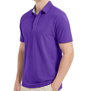 Camiseta Polo de Color Sólido de Diseño Personalizado para Hombre, Fabricación Profesional, Transpirable, Precio Económico - Product Image 6