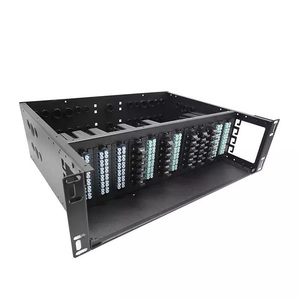 ตู้เชื่อมต่อไฟเบอร์แบบโมดูลาร์ OEM ขนาด 19 นิ้ว 1U 2U พร้อมถาดดึงสาย MTP เป็น LC สำหรับศูนย์ข้อมูล - Product Image 5