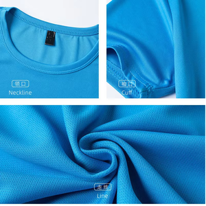 Custom High Quality Gym 150 Gsm Customize Tee Shirt Quick Dry Sports Breathable Polyester Tshirts Blank Spandex Dry Fit T Shirts - Product Image 3