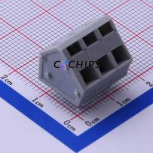 KF243A-5.0-3P Spring Terminal Block Through hole Component (THT),P=5mm Connector 5mm 3P 3 17A - Product Image 1
