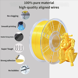 3D Printing <b>PLA</b> Silk Gold Filament for Bambu Lab FDM Printer 1.75mm - Product Image 6