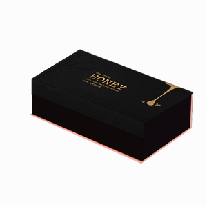 Cajas <span class=keywords><strong>de</strong></span> Regalo <span class=keywords><strong>de</strong></span> Cartón Rígido <span class=keywords><strong>de</strong></span> Lujo con Diseño Personalizado Impreso, para Envases <span class=keywords><strong>de</strong></span> <span class=keywords><strong>Miel</strong></span> en Frascos <span class=keywords><strong>de</strong></span> Papel Negro Liso <span class=keywords><strong>de</strong></span> Alta Calidad 2022, con Relieve - Product Image 4