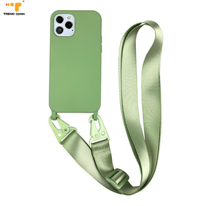 Custodia in silicone liquido per cordino con cinturino a tracolla di nuovo design tedesco per custodia per telefono con collana <span class=keywords><strong>iPhone</strong></span> <span class=keywords><strong>12</strong></span> - Product Image 3