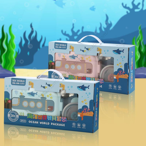 กล่องข้าวเด็กแบบกันน้ำรั่วซึมสำหรับขายส่ง - พร้อมแผ่นน้ำแข็งนำกลับมาใช้ใหม่ได้ ช่วยรักษาความเย็นของอาหาร กล่องเบนโตะ 3 ช่อง - Product Image 5