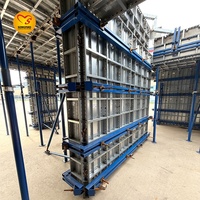 Coffrage en acier allié haute résistance, alternative aux moules en aluminium pour le coulage de béton destiné à la construction de maisons