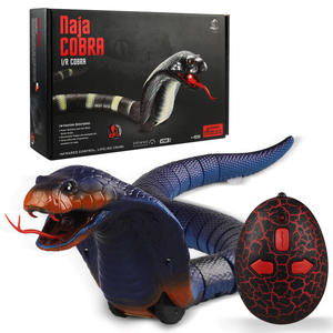 Kids Halloween <strong>Remote</strong> <strong>Control</strong> <strong>Snake</strong> Prank Toys Gifts Infrared Radio <strong>Control</strong> Animals Toys Simulation Plastic RC Cobra Toys - Product Image 4