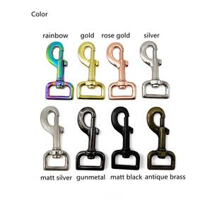 Wholesale Metal Lobster Clasp Swivel Snap <b>Hook</b> for Dog Leashes Handbag Straps Belts and Keychain Hardware - Product Image 3