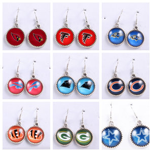 Пользовательские Сан-Франциско 49ers, серьги с логотипом Американской футбольной команды - Product Image 6