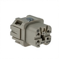 09200042711 Conector HARTING Original de Alta Resistencia 10A HAN 4A-F de 4 Pines + Pin Hembra de Tierra