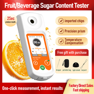Brix professionale rifrattometro digitale 0-95% Brix Meter strumento di misura di dolcezza misuratore di concentrazione di zucchero per frutta - Product Image 2