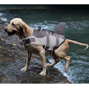 Chaleco salvavidas de aleta de tiburón para perros Ripstop 600D Oxford mango de seguridad anillo en <span class=keywords><strong>D</strong></span> divertido seguro para aventuras acuáticas productos para mascotas más vendidos - Product Image 6